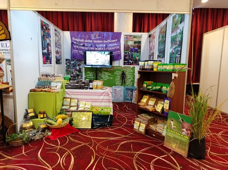 Vikalpani exhibits women farmers’ products at BMICH 2